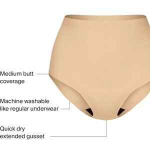 Knix Leakproof High Rise Underwear - Beige